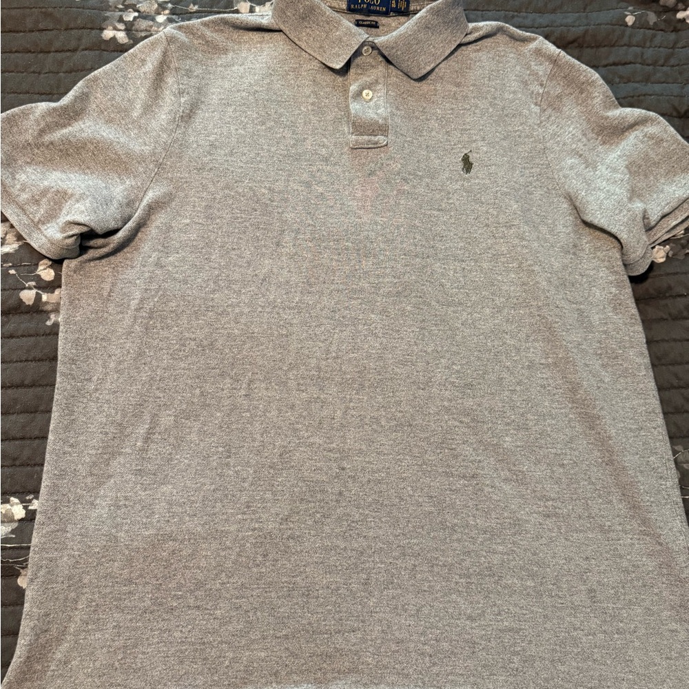 Ralph Lauren Gray Polo Shirt for Men